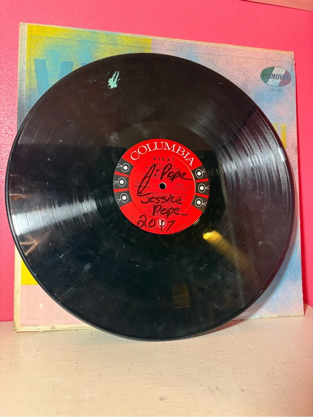 Don't Feed the Haters Repurposed Vinyl Record Stencil Art Hand Cut Heart & Text